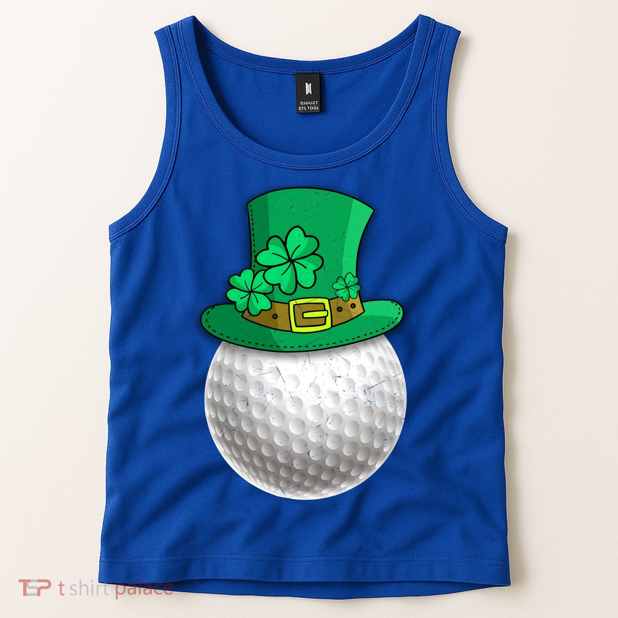 Leprechaun Golf Ball Saint Patrick's Day Irish Gift Tank Top