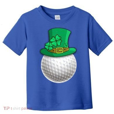 Leprechaun Golf Ball Saint Patrick's Day Irish Gift Toddler T-Shirt