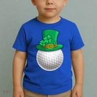 Leprechaun Golf Ball Saint Patrick's Day Irish Gift Toddler T-Shirt thumb 2