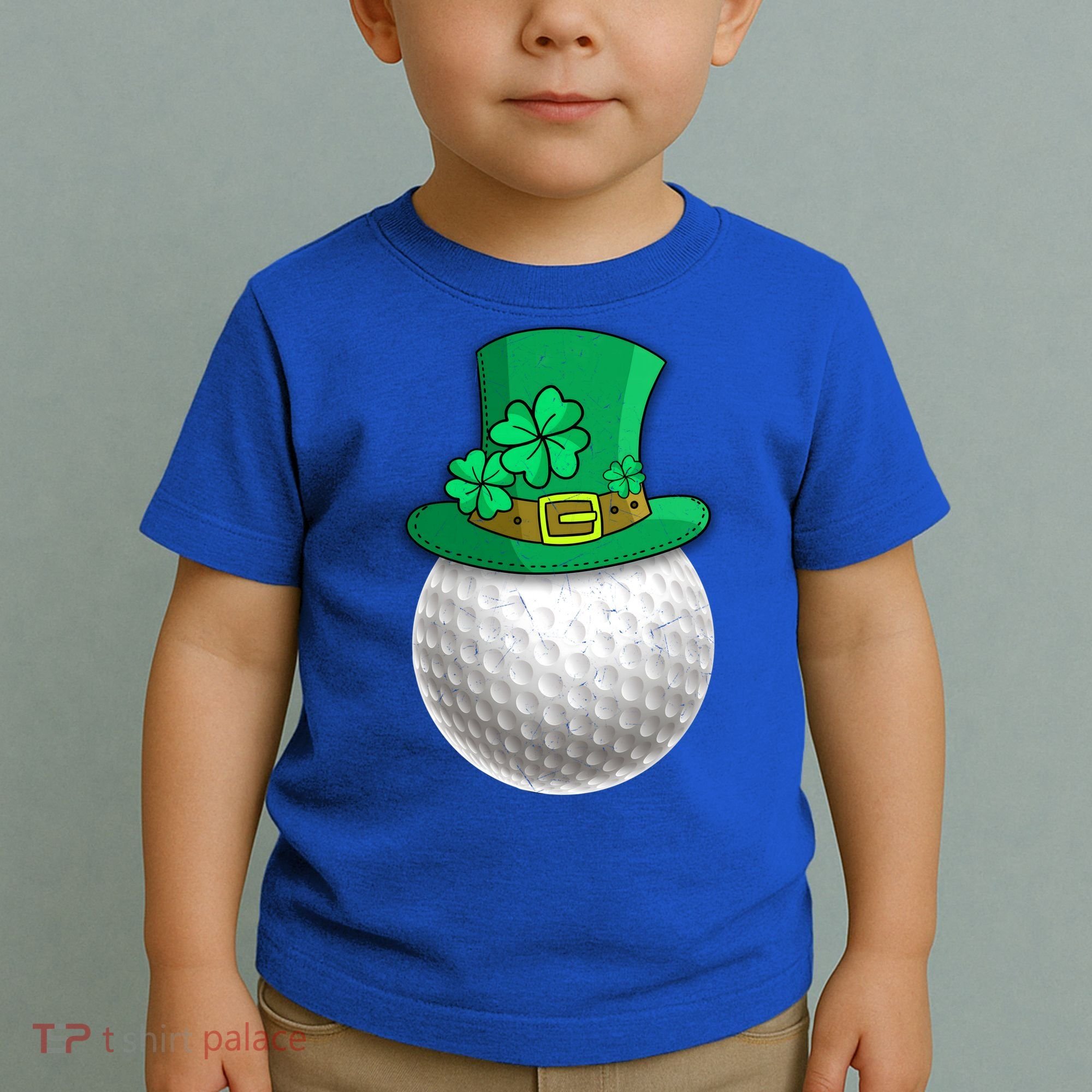 Leprechaun Golf Ball Saint Patrick's Day Irish Gift Toddler T-Shirt