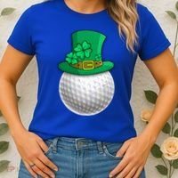 Leprechaun Golf Ball Saint Patrick's Day Irish Gift Women's T-Shirt thumb 2