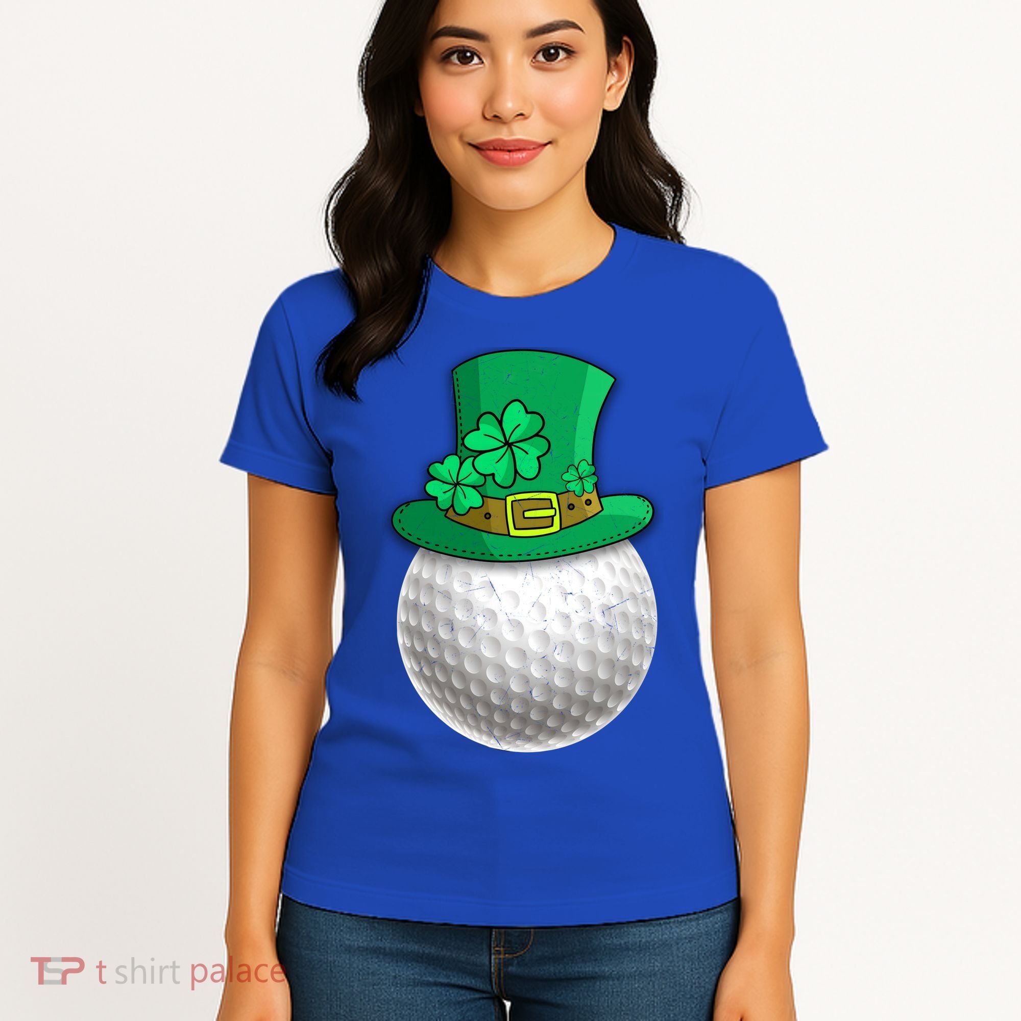 Leprechaun Golf Ball Saint Patrick's Day Irish Gift Women's T-Shirt