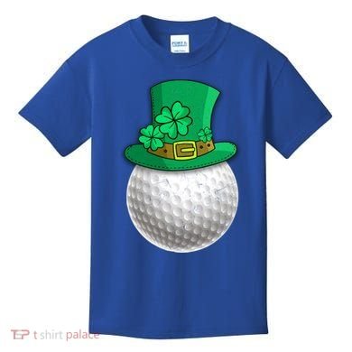Leprechaun Golf Ball Saint Patrick's Day Irish Gift Kids T-Shirt