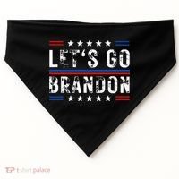 Lets Go Brandon Tee Funny Lets Go Brandon... USA-Made Doggie Bandana thumb 0
