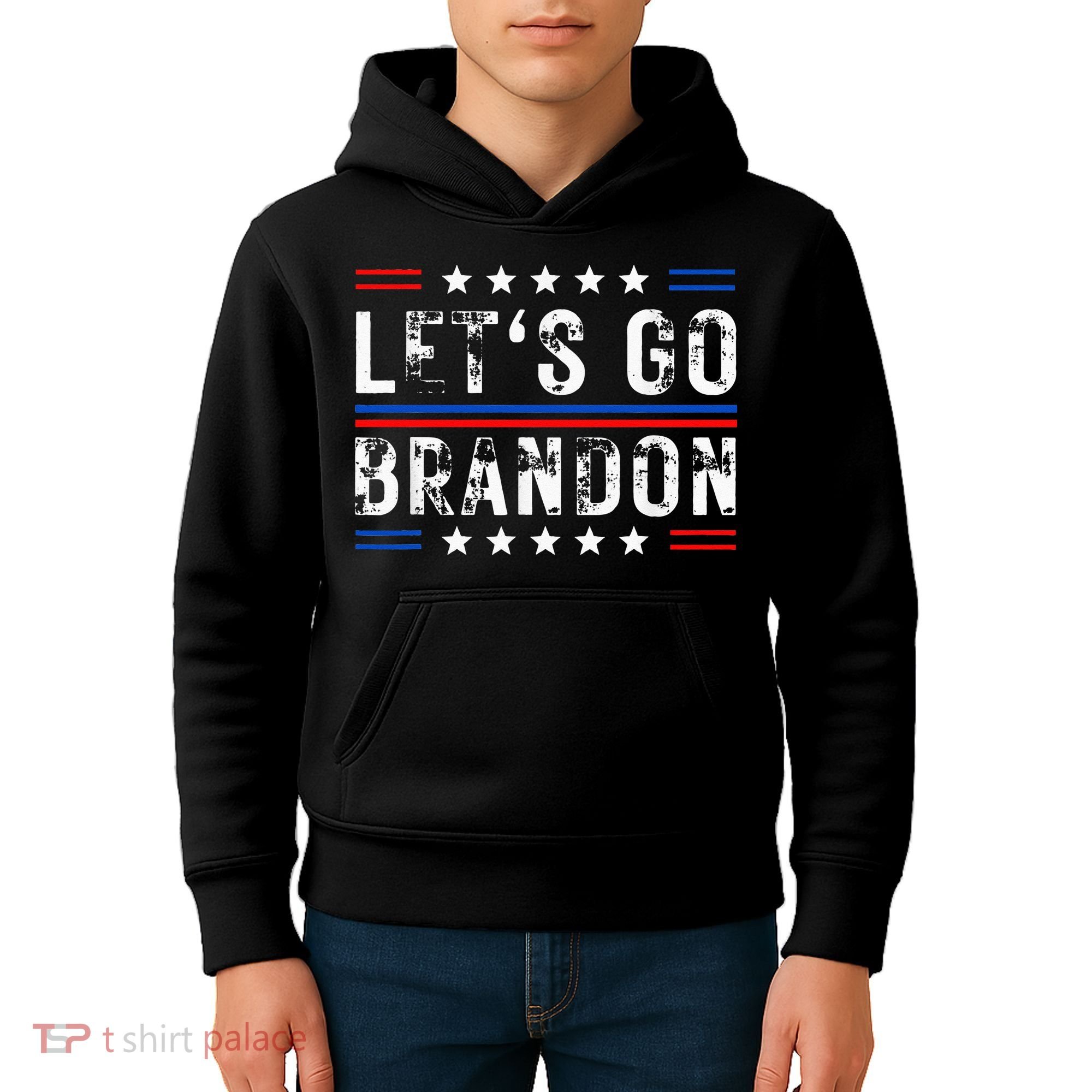 Lets Go Brandon Tee Funny Lets Go Brandon... Kids Hoodie