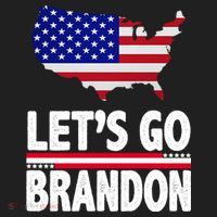 Let's Go Brandon USA American Flag Map Tumbler thumb 3