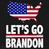 Let's Go Brandon USA American Flag Map Women's Tank Top thumb 5