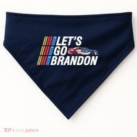 Let's Go Brandon Racing ORIGINAL USA-Made Doggie Bandana thumb 0