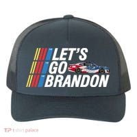 Let's Go Brandon Racing ORIGINAL Yupoong Adult 5-Panel Trucker Hat thumb 0