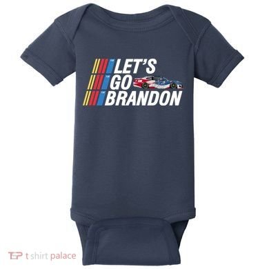 Let's Go Brandon Racing ORIGINAL Baby Bodysuit
