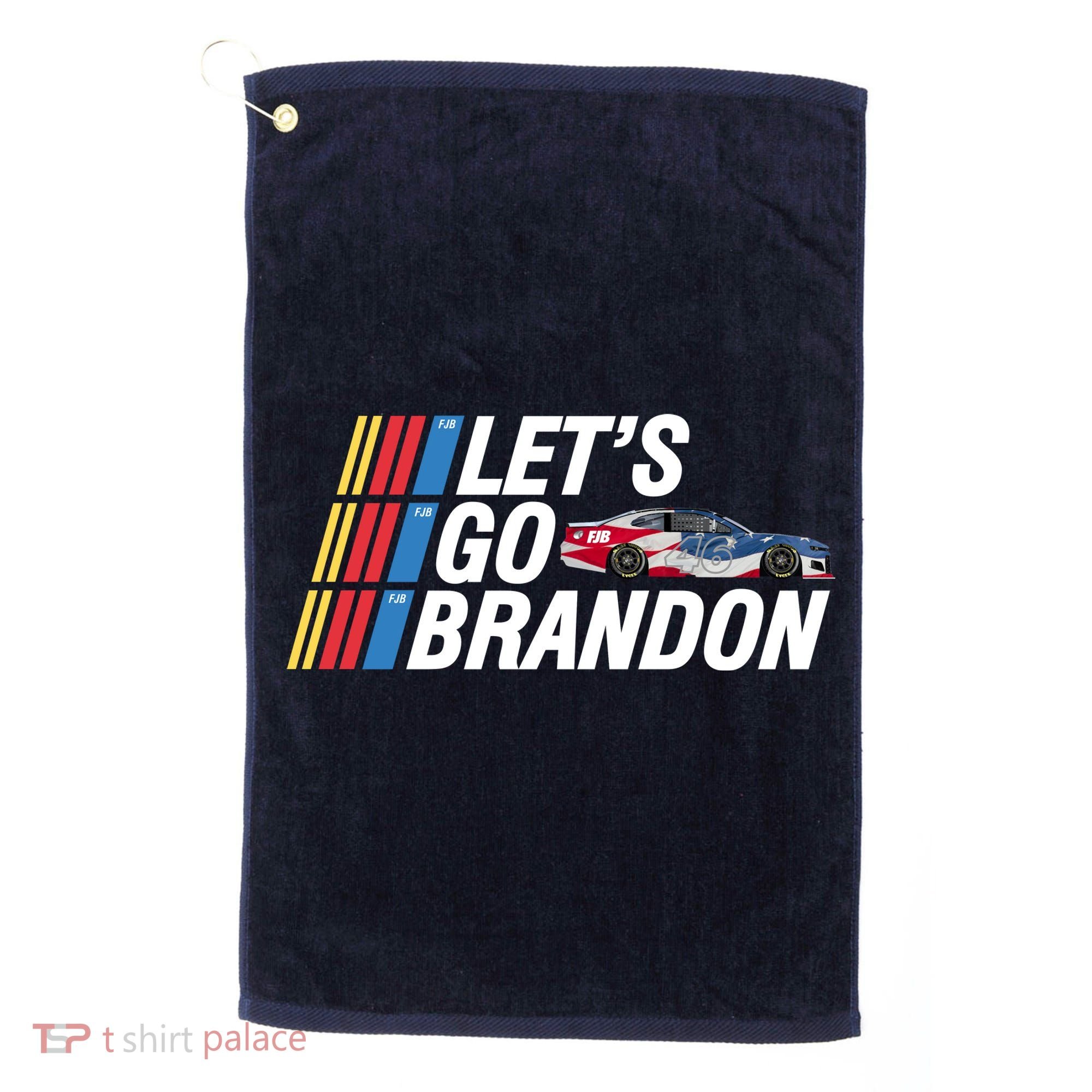 Let's Go Brandon Racing ORIGINAL Golf Towel
