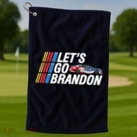 Let's Go Brandon Racing ORIGINAL Golf Towel thumb 1