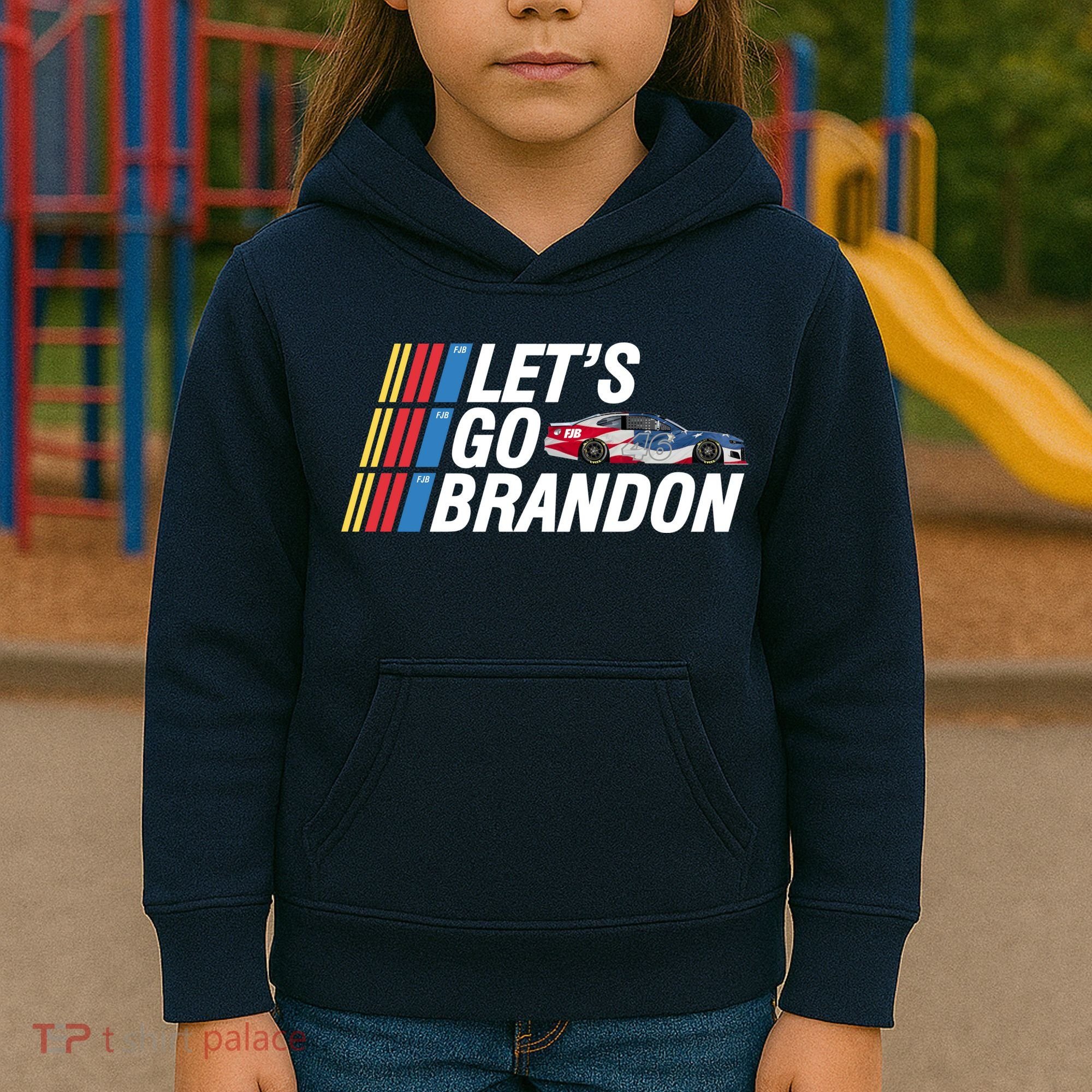 Let's Go Brandon Racing ORIGINAL Kids Hoodie