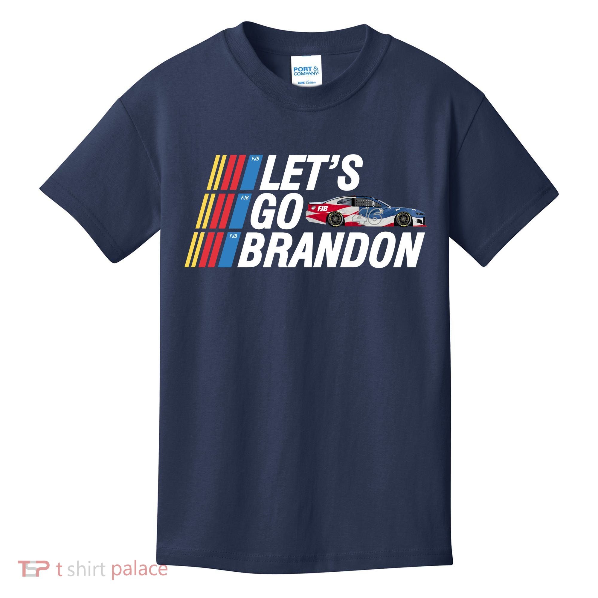 Let's Go Brandon Racing ORIGINAL Kids T-Shirt