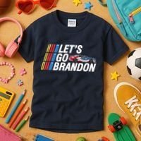 Let's Go Brandon Racing ORIGINAL Kids T-Shirt thumb 3