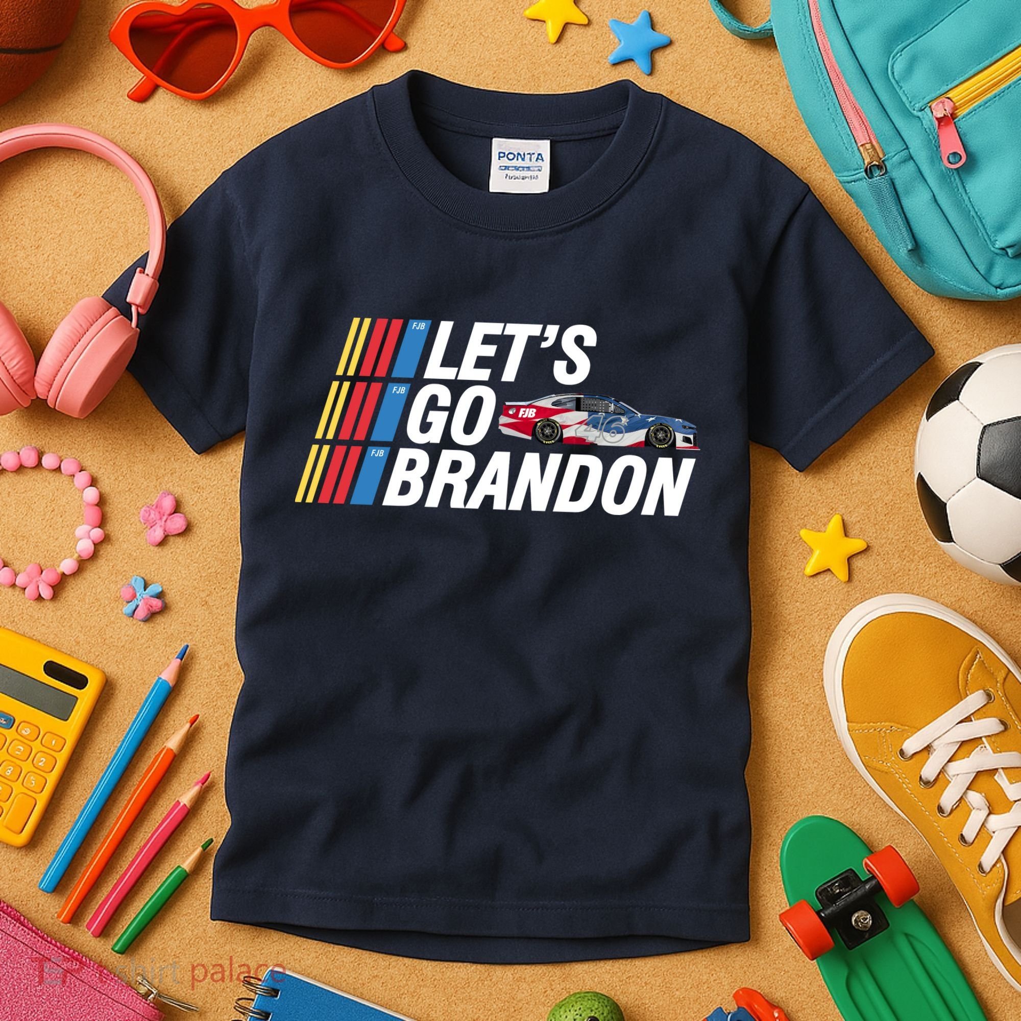 Let's Go Brandon Racing ORIGINAL Kids T-Shirt