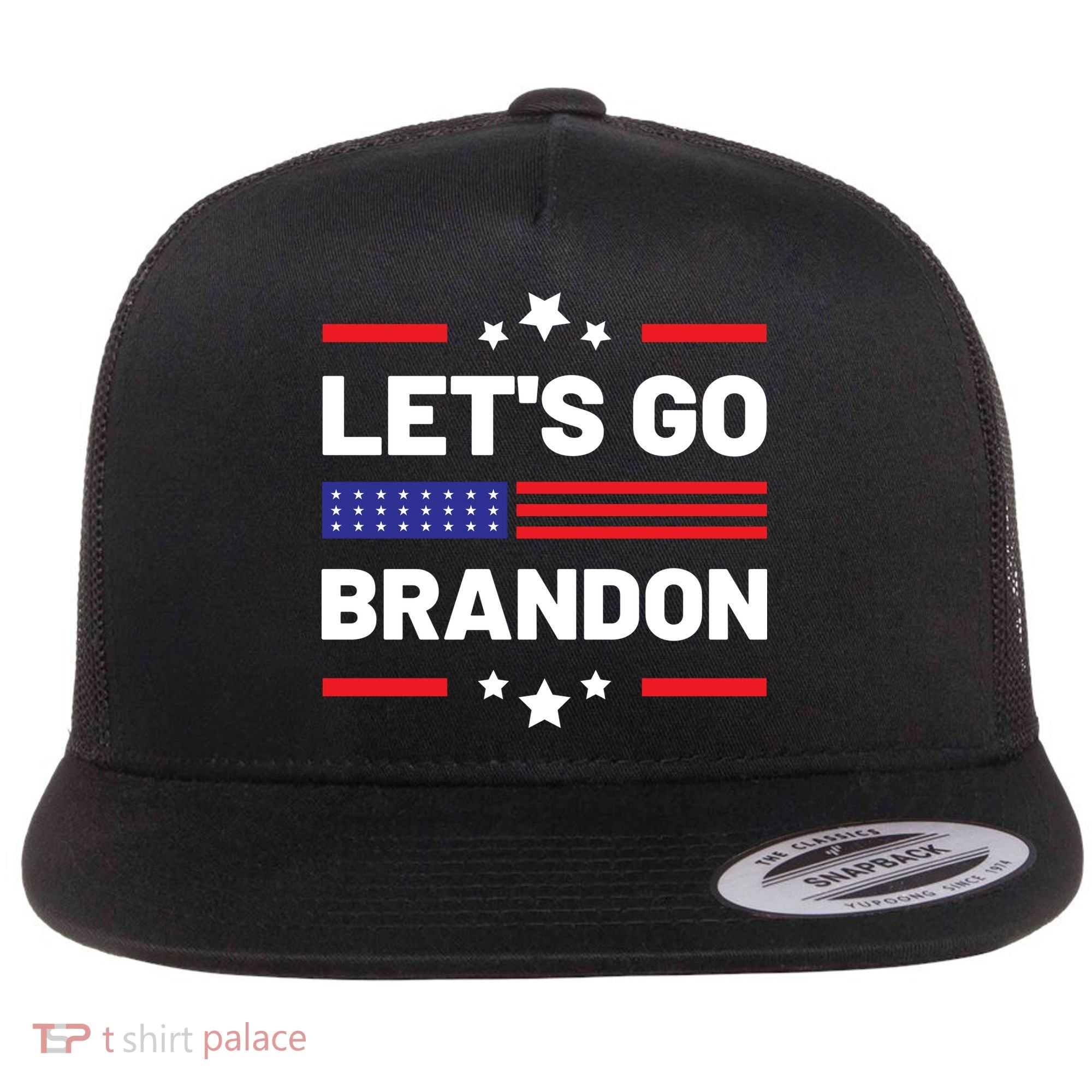 Let's Go Brandon Lets Go Brandon Flat Bill Trucker Hat