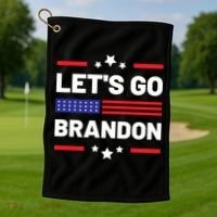 Let's Go Brandon Lets Go Brandon Golf Towel thumb 1