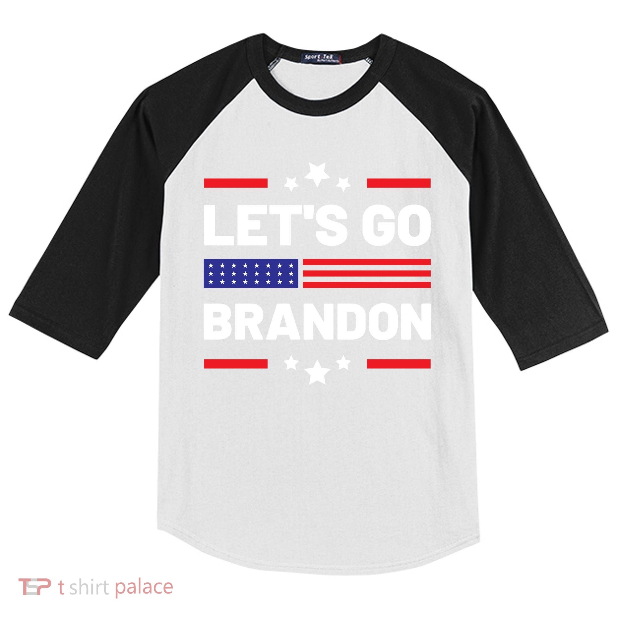 Let's Go Brandon Lets Go Brandon Kids Colorblock Raglan Jersey