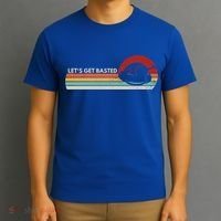 Let's Get Basted Thanksgiving Vintage Retro Turkey Leg Day Gift T-Shirt thumb 3