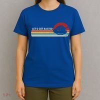 Let's Get Basted Thanksgiving Vintage Retro Turkey Leg Day Gift T-Shirt thumb 4