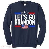 Let's Go Brandon Distress USA Flag FJB Chant Sweatshirt thumb 0