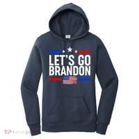 Let's Go Brandon Distress USA Flag FJB Chant Women's Hoodie thumb 0