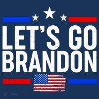 Let's Go Brandon Distress USA Flag FJB Chant Women's Hoodie thumb 2