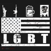 LGBT Distressed Liberty Guns Beer trump Women's Tank Top thumb 5