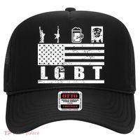 LGBT Distressed Liberty Guns Beer trump Hat thumb 0