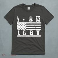 LGBT Distressed Liberty Guns Beer trump T-Shirt thumb 5