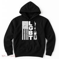 LGBT Flag Liberty Guns Beer Donald Trump  Hoodie thumb 0