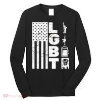 LGBT Flag Liberty Guns Beer Donald Trump  Long Sleeve Shirt thumb 0