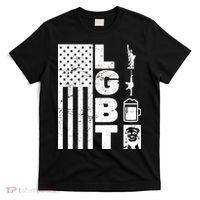 LGBT Flag Liberty Guns Beer Donald Trump  T-Shirt thumb 0