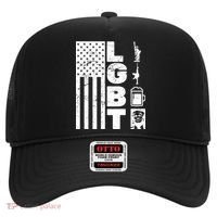 LGBT Flag Liberty Guns Beer Donald Trump  Hat thumb 0