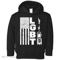 LGBT Flag Liberty Guns Beer Donald Trump  Toddler Hoodie thumb 0