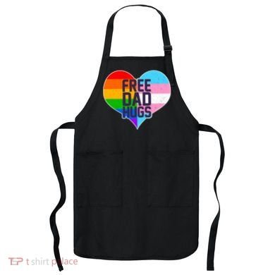 LGBT Free Dad Hugs Heart Apron
