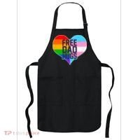 LGBT Free Dad Hugs Heart Apron thumb 0