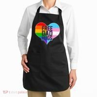 LGBT Free Dad Hugs Heart Apron thumb 2