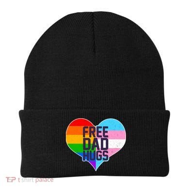 LGBT Free Dad Hugs Heart Beanie