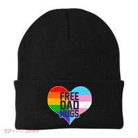 LGBT Free Dad Hugs Heart Beanie thumb 0