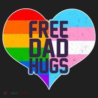 LGBT Free Dad Hugs Heart Tumbler thumb 3