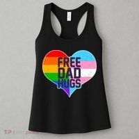 LGBT Free Dad Hugs Heart Women's Tank Top thumb 3