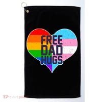 LGBT Free Dad Hugs Heart Golf Towel thumb 0