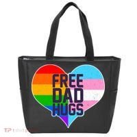 LGBT Free Dad Hugs Heart Tote Bag thumb 0