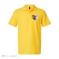 LGBT Free Dad Hugs Heart Polo thumb 0