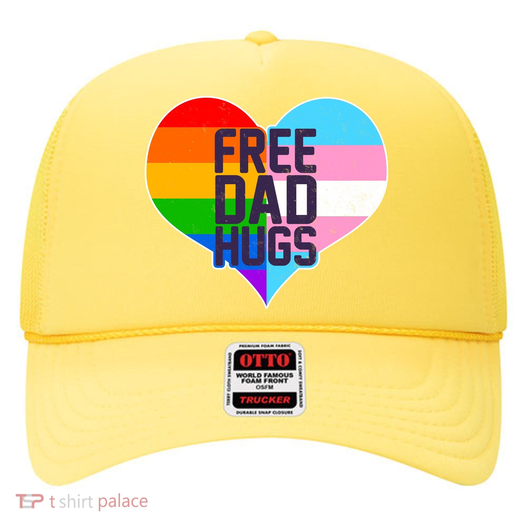LGBT Free Dad Hugs Heart Hat