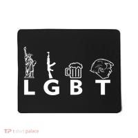 LGBT Lady Liberty Guns Beer Trump Donald Trump Mousepad thumb 0