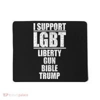 LGBT Liberty Gun Bible Trump Mousepad thumb 0