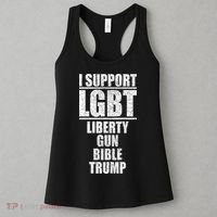 LGBT Liberty Gun Bible Trump Women's Tank Top thumb 3